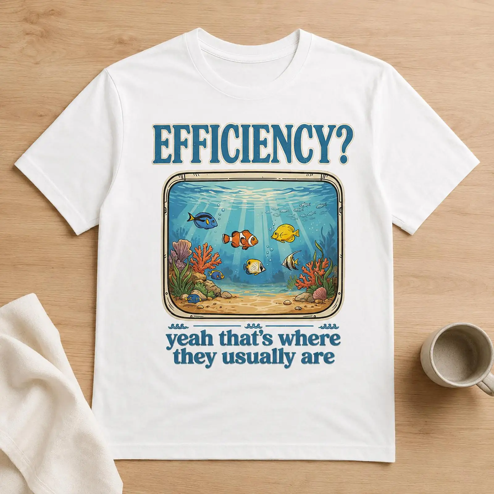 Aquarium Fish Jokes - Funny Efficiency Meme Aquarium Fish Tank
