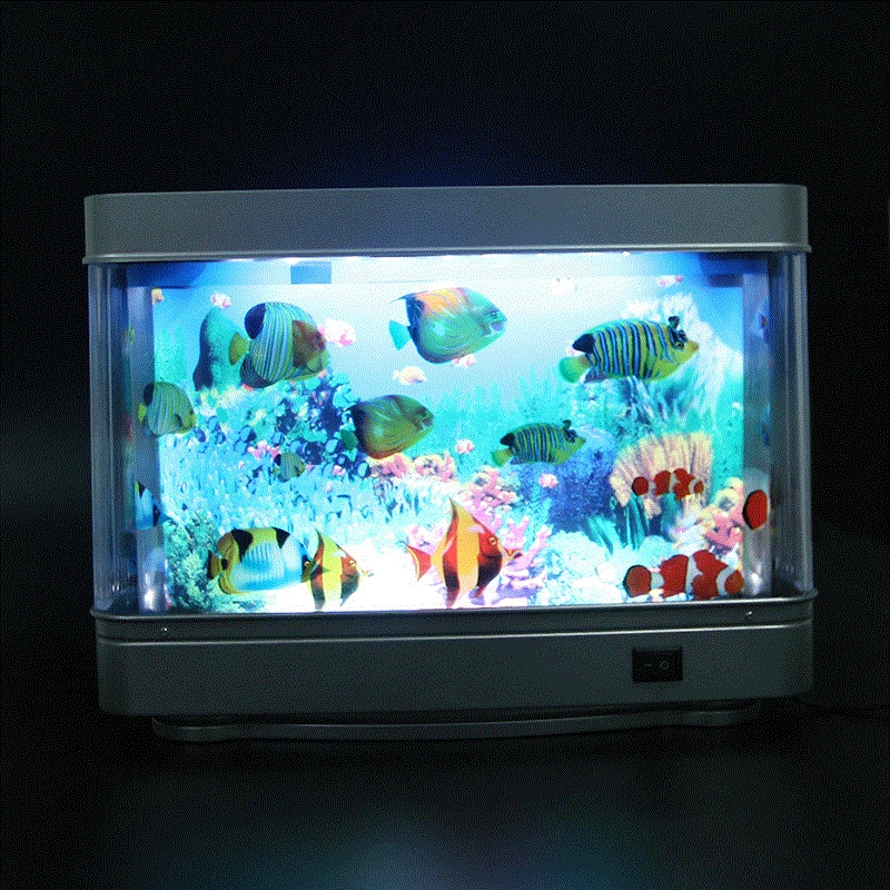 Aquarium Fish Dolphin - Dynamic Virtual Ocean LED Fish Tank