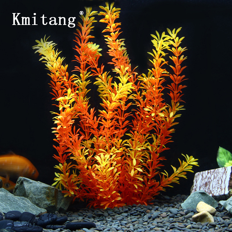 Aquarium Fish Only - 100cm Tropical Plants Large Artificial Water
