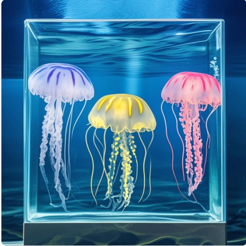 Silicone Simulated Jellyfish G - Aquarium Fish Discus review and price