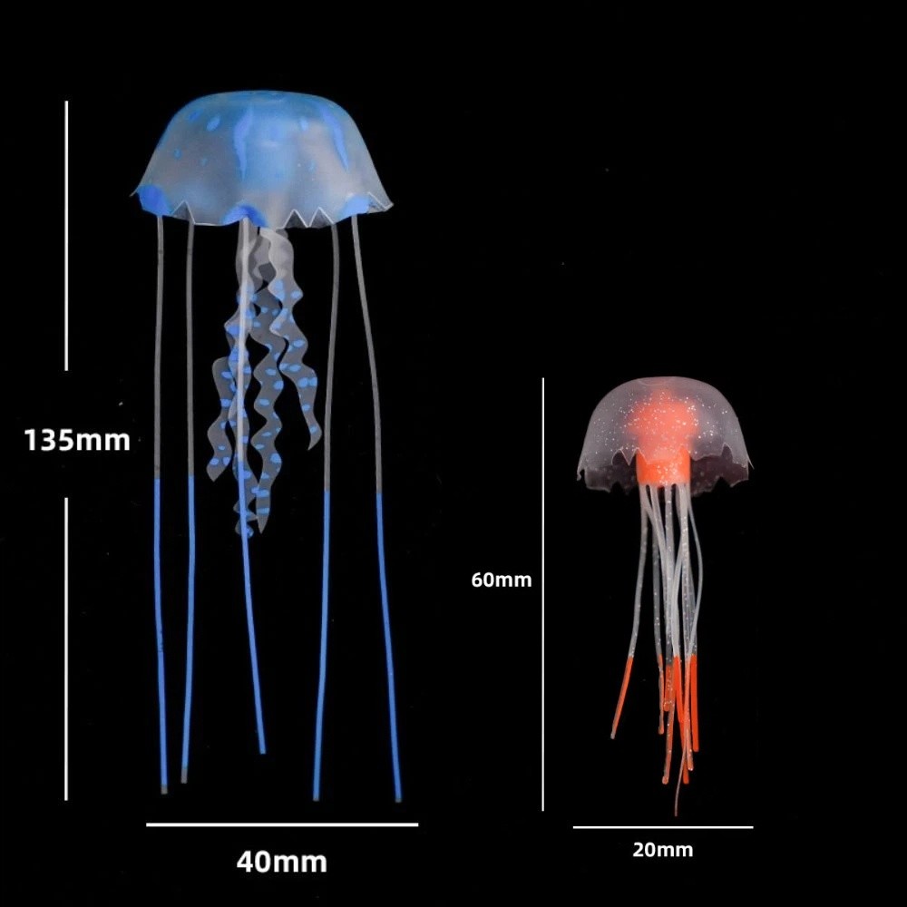 Silicone Simulated Jellyfish G - Aquarium Fish Discus review and price