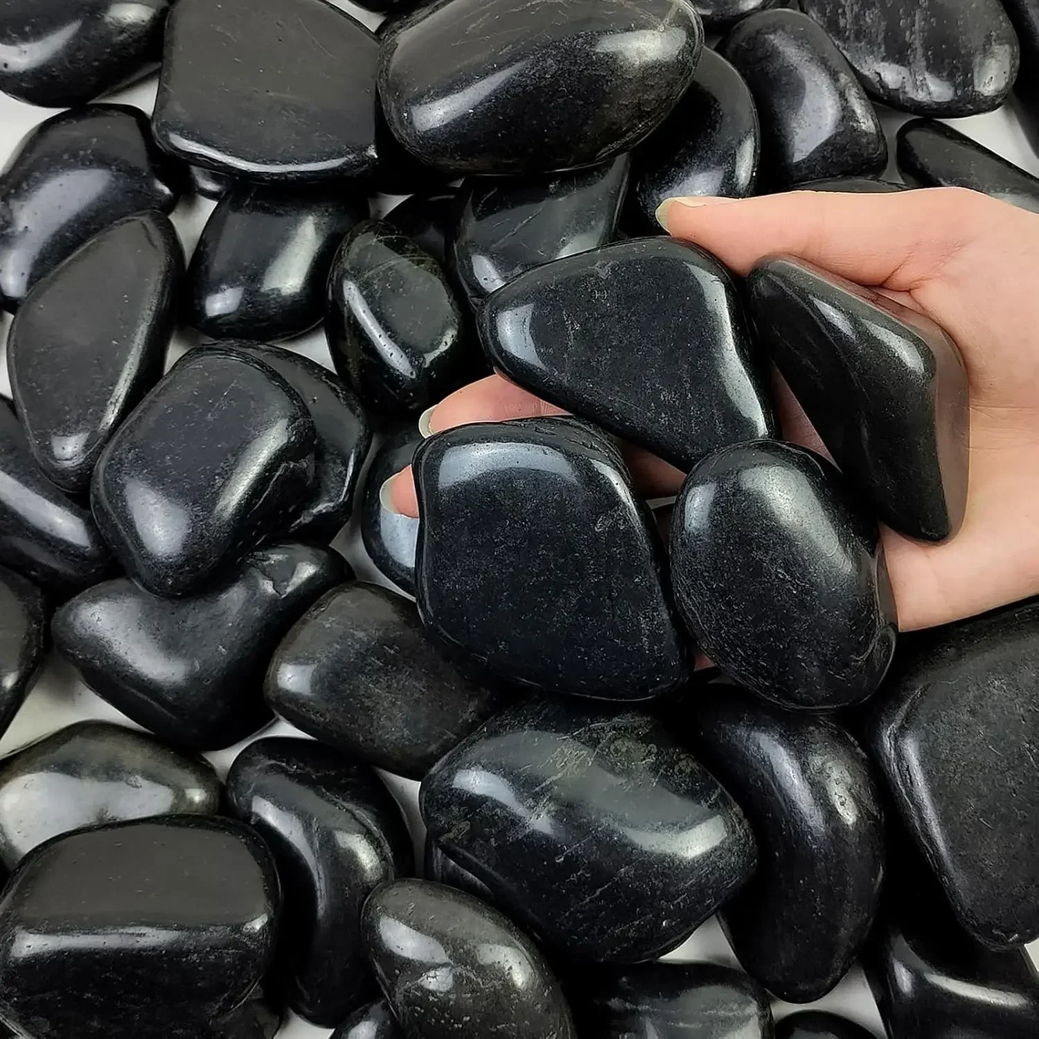 40 lbs Black River Rocks for L - Aquarium Decoration Rock review and price