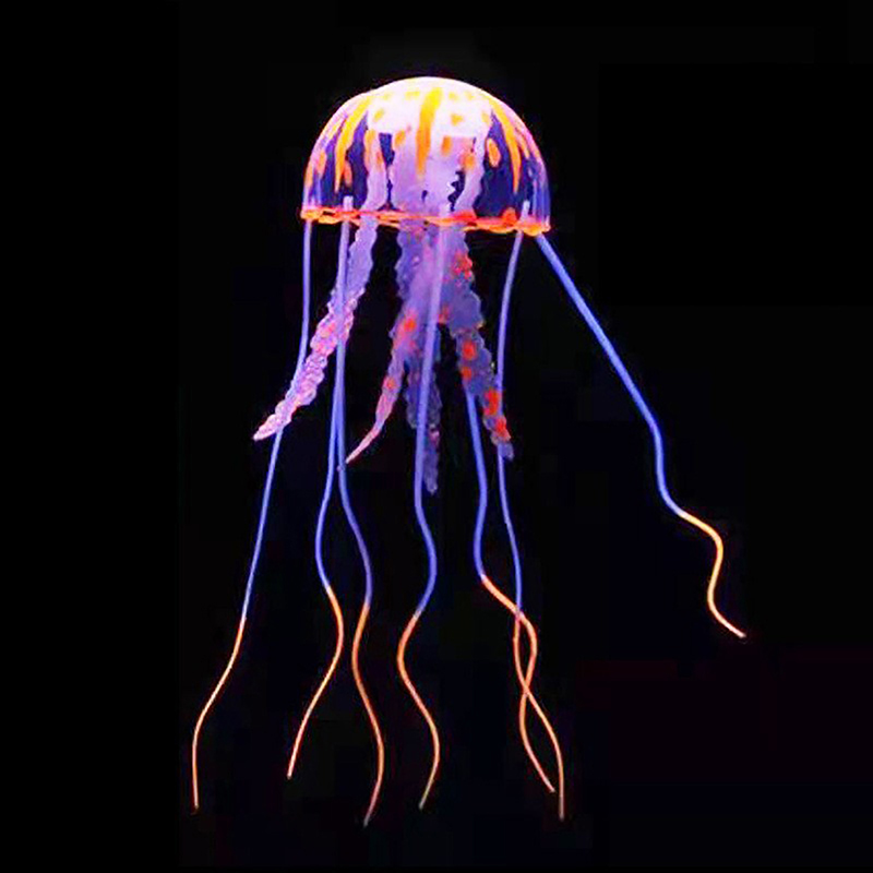Colorful Artificial Glowing Je - Aquarium Fish Discus review and price