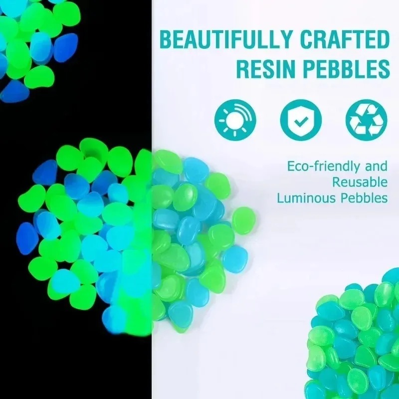 100-1000 Pcs Luminous Rock, St - Aquarium Decoration Rock review and price