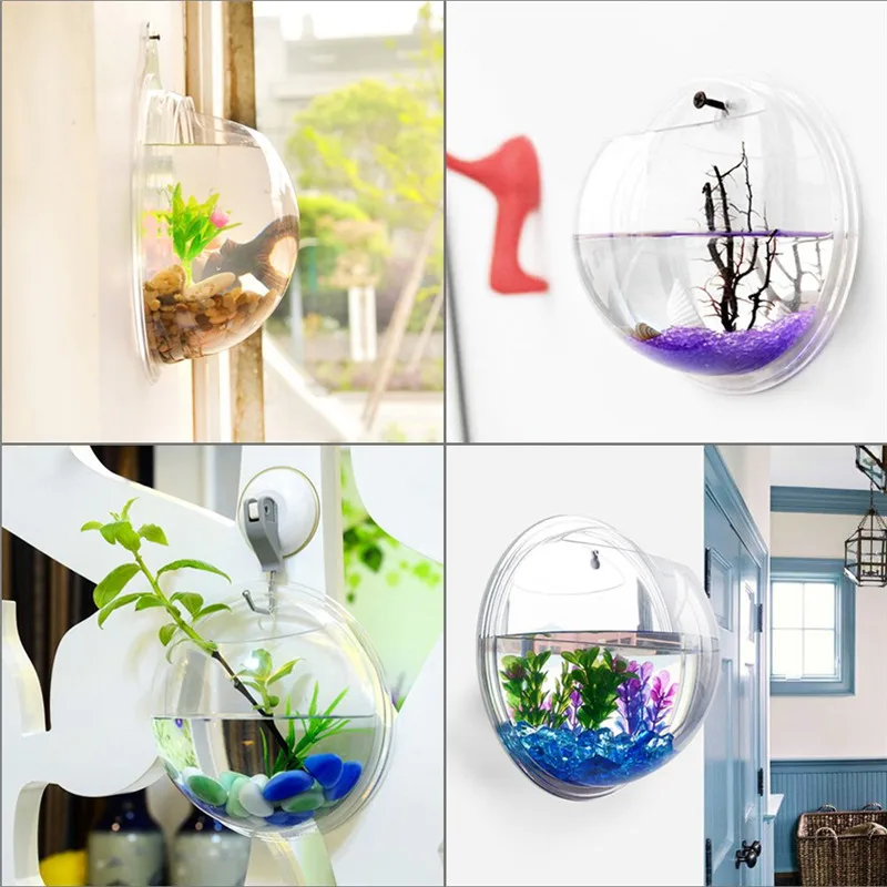 Transparent acrylic hanging wa - Aquarium Fish Only review and price