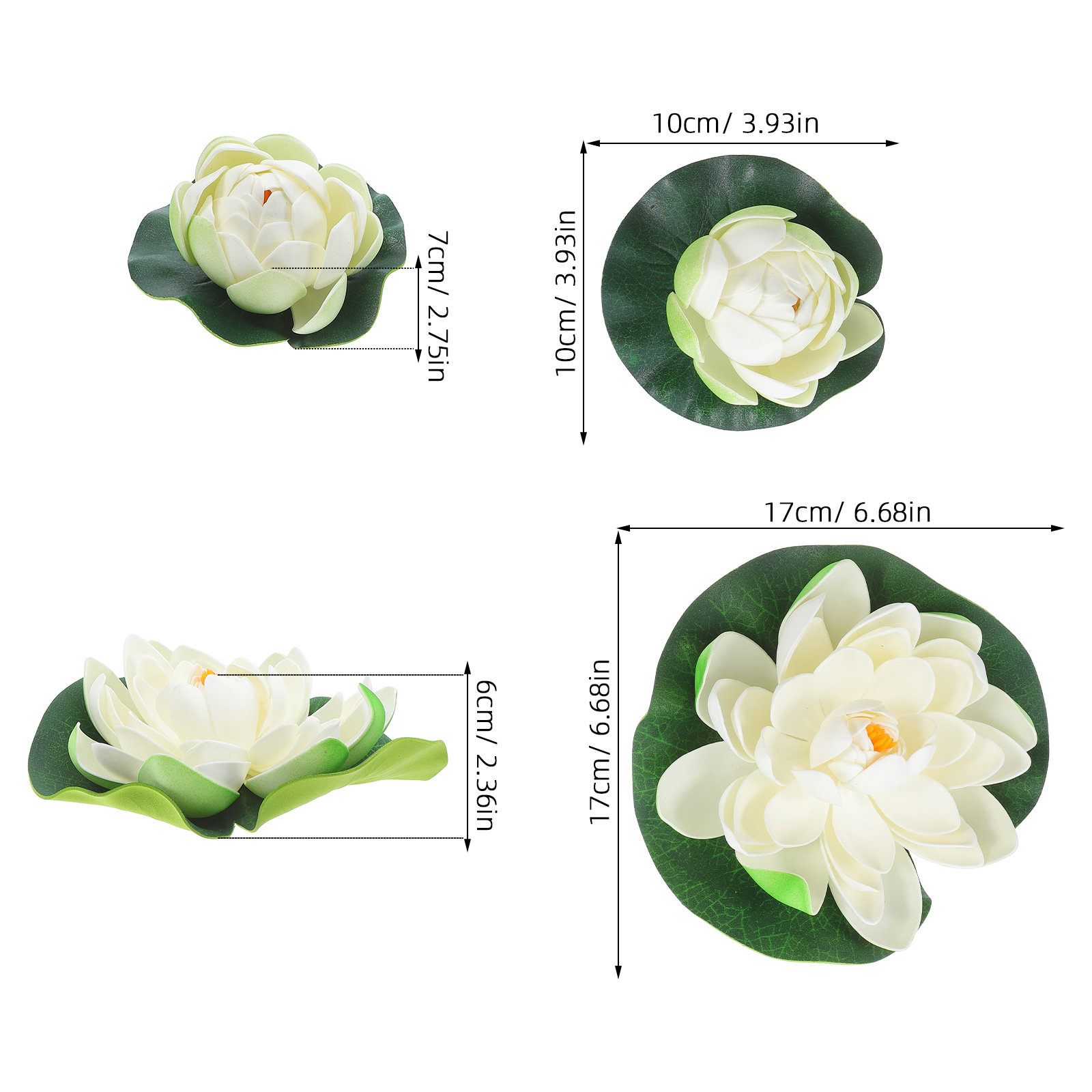 5Pcs Artificial Floating Water - Aquarium Fish In Pond review and price