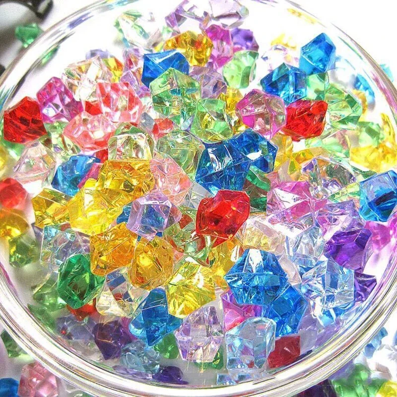 200pcs Acrylic Gem Stone Color - Aquarium Decoration Rock review and price