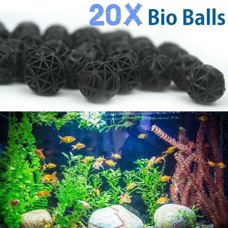 20Pcs 16mm Aquarium Filter Bio - Fish Tank Filter Aquarium review and price