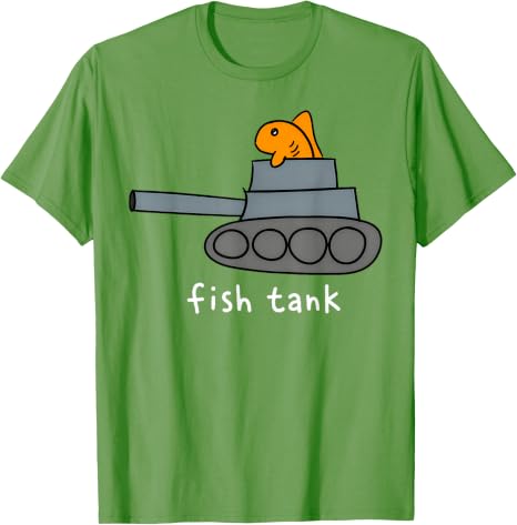 Fish Tank Funny Fish Military  - Aquarium Fish Jokes review and price